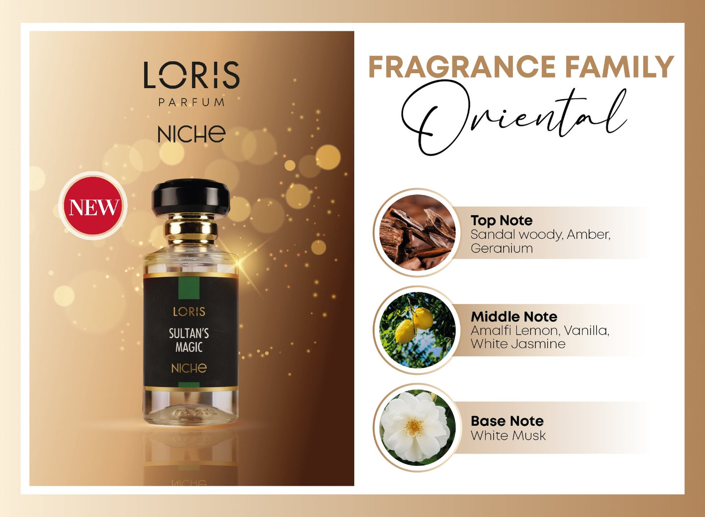 LORIS PARFUM NICHE SULTAN'S MAGIC 50 ML