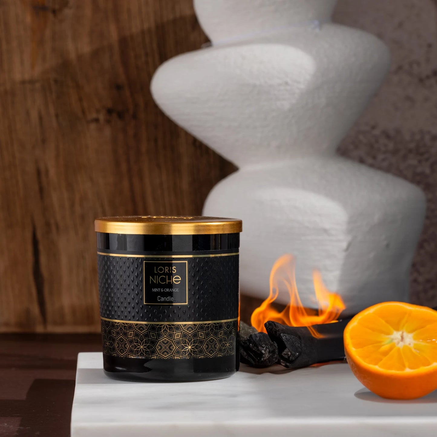 CANDELA PROFUMATA LORIS NICHE MINT & ORANGE 210 G