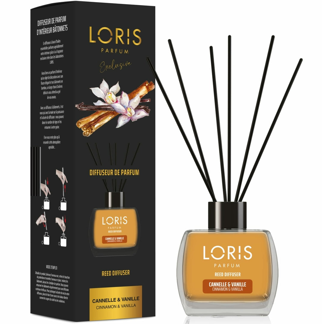 DIFFUSORE PER AMBIENTE LORIS CINNAMON & VANILLA 120 ML