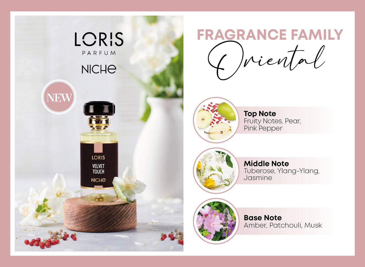 LORIS PARFUM NICHE VELVET TOUCH 50 ML