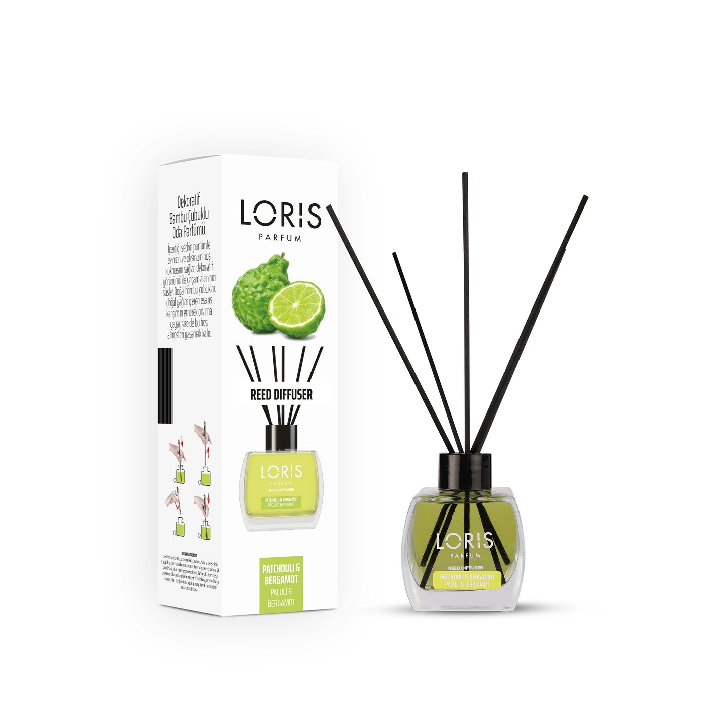 DIFFUSORE AMBIENTE LORIS PATCHOULI & BERGAMOT 120 ML
