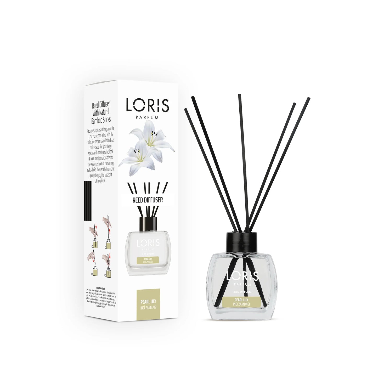 DIFFUSORE AMBIENTE LORIS PEARL LILY 120 ML