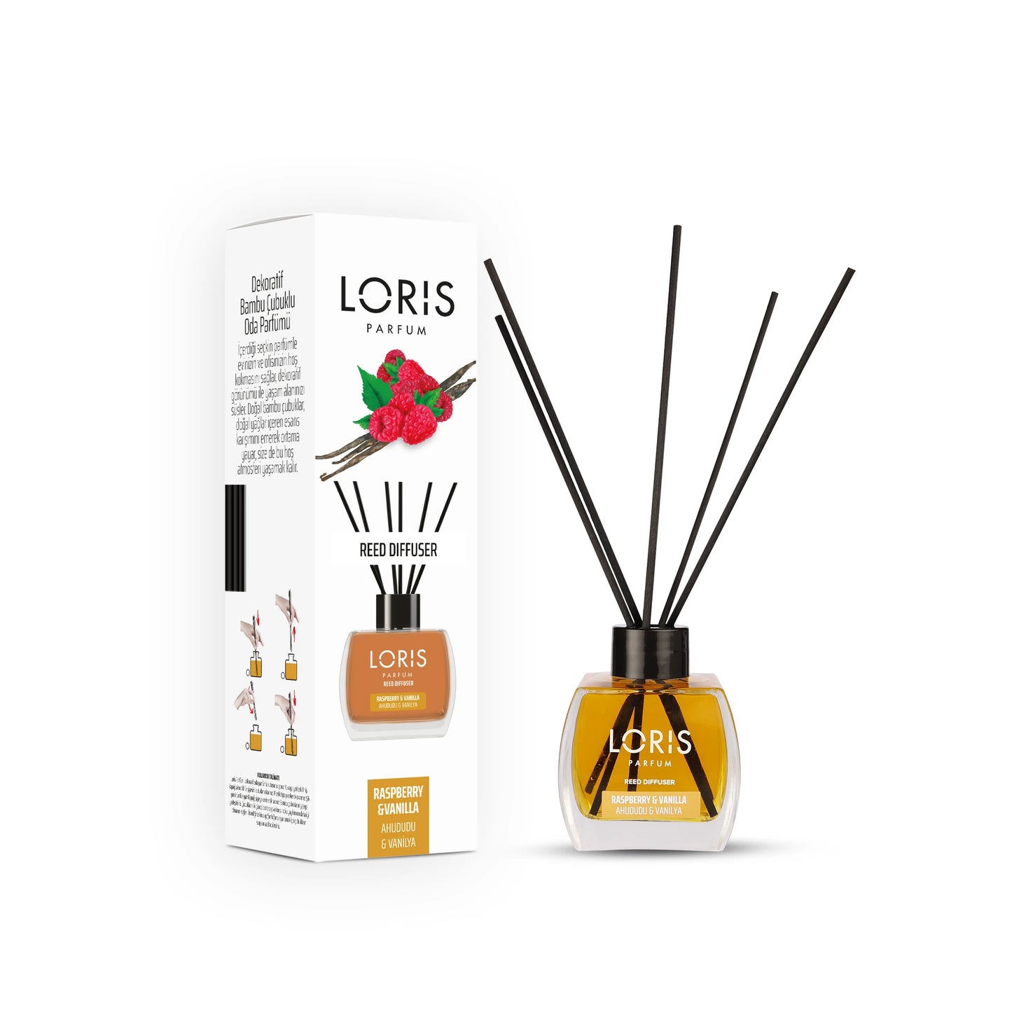 DIFFUSORE AMBIENTE LORIS RASPBERRY VANILLA 120 ML
